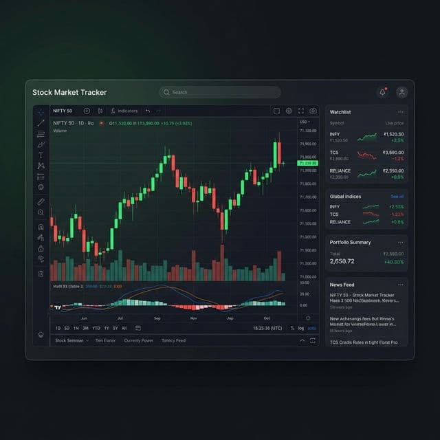 Indian Stock Market Price Tracker